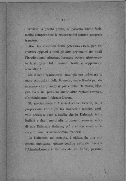 La Dalmazia italiana e le cifre brute. Parole lette nel comizio cittadino "pro Fiume e Dalmazia" tenutosi nel Salone dei Cinquecento il 29 dicembre 1918